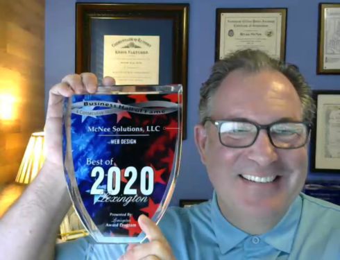 McNeeSolutions 2020 award